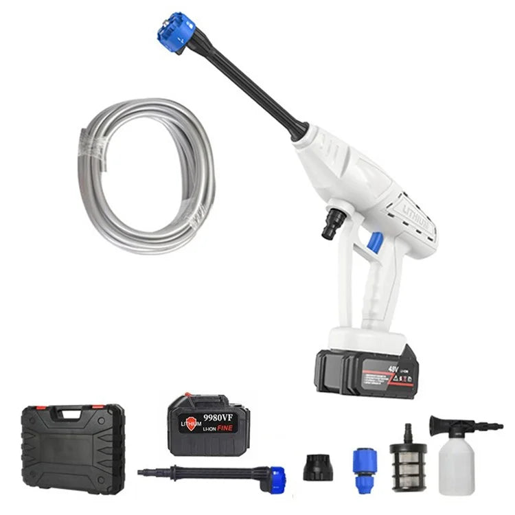 8103 High Pressure Water Gun Electric Car Household Spray Washer Cleaner Washing Machine (Battery: 96VH 18000mAh)
