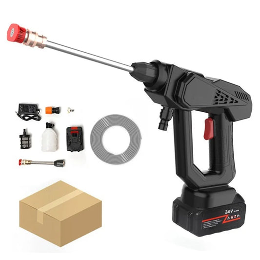 8107 Wireless Lithium-ion Battery Charging Car Wash Machine 200W Household Electric Water Spray Gun