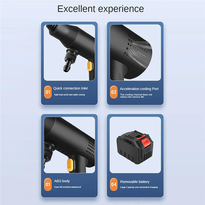 ZHONG HUI ZH-HXCQ Rechargeable Car Washing Water Gun Garden Watering Electric Water Sprayer