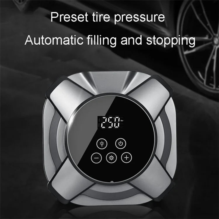 ZY5201 30 Cylinder 12V Car Tire Pressure Measurement Digital Display Smart Inflatable Pump