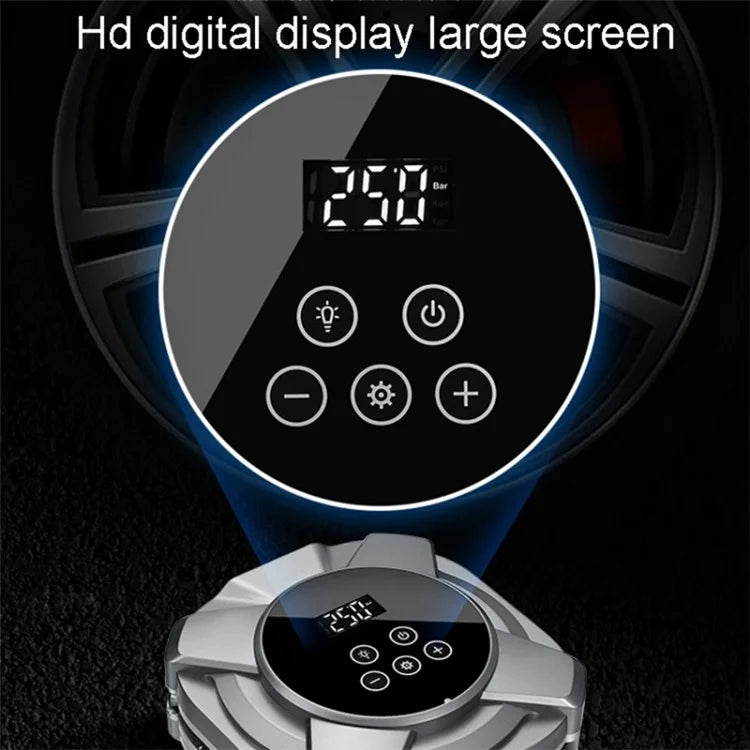 ZY5201 30 Cylinder 12V Car Tire Pressure Measurement Digital Display Smart Inflatable Pump