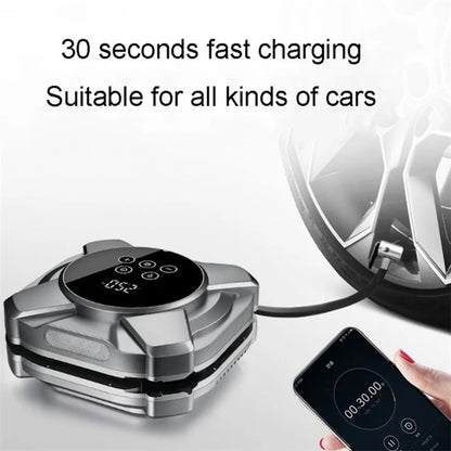 ZY5201 30 Cylinder 12V Car Tire Pressure Measurement Digital Display Smart Inflatable Pump