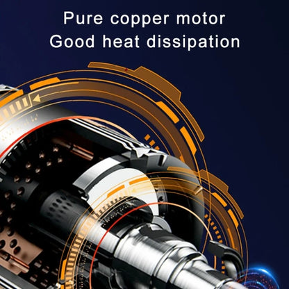 Cordless Tyre Inflator Air Compressor Digital Rechargeable Car Tyre Pump with LED Light