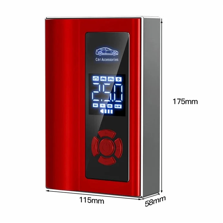 AI8 12V Car Air Pump Emergency Flashlight Power Supply Portable Phone Charger