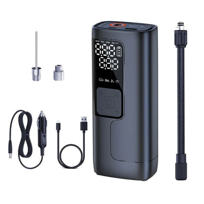 NW06 Portable Car Tire Pump Digital Display Air Inflator with Power Bank Function