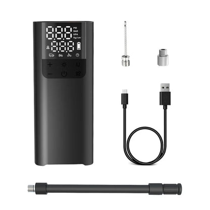 LP5 17-Cylinder High-Pressure Rapid Portable Tire Pump with Power Bank Function