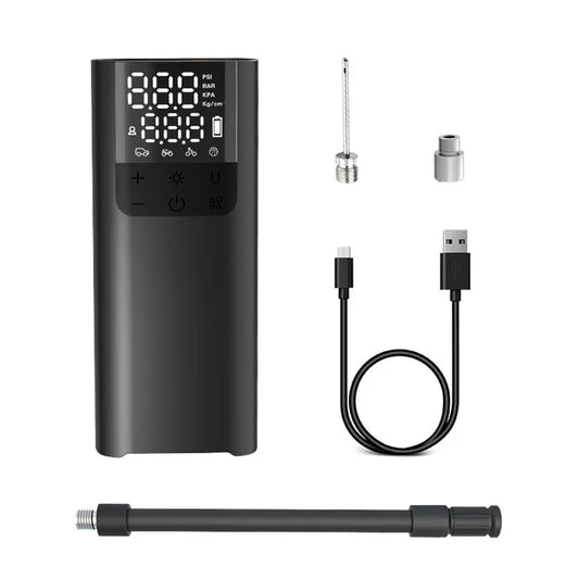 LP5 17-Cylinder High-Pressure Rapid Portable Tire Pump with Power Bank Function