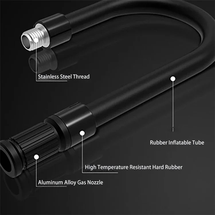 GP2 Portable Digital Touch Screen Air Pump Mini Tire Inflator with LED Light