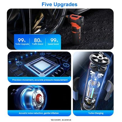 Y06 3-in-1 Multi-function Digital Display Electric Air Pump Detachable Dust Blower