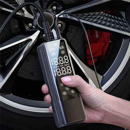 TOOCKI A5 Car Air Compressor Tire Inflator for Tire Inflation Car Tire Pump with LED Light for Car Tires