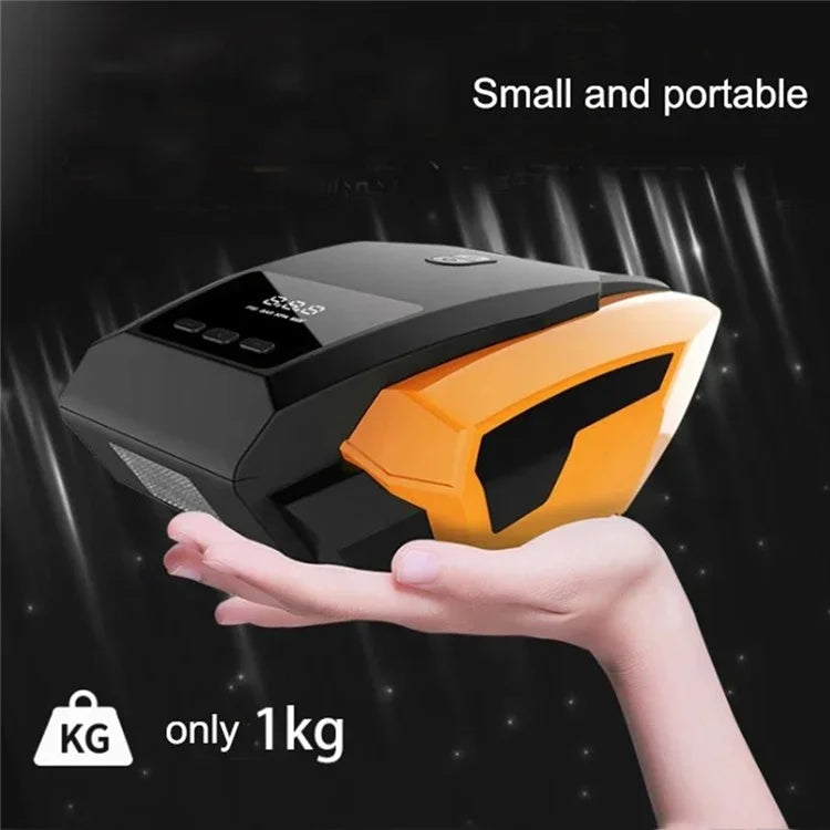 ATJ-1166 12V Dual Cylinder Wireless Electric Pump Portable Emergency Car Tire Inflator with Digital Display