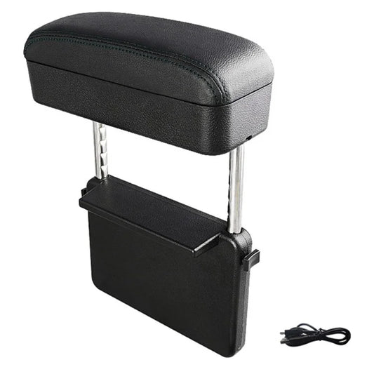 Multifunctional Wireless Charger Car Armrest Storage Box Center Console Arm Rest Organizer