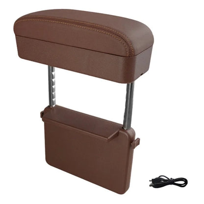 Multifunctional Wireless Charger Car Armrest Storage Box Center Console Arm Rest Organizer