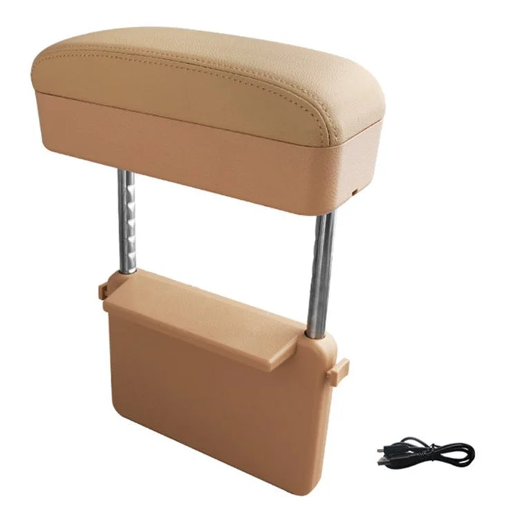 Multifunctional Wireless Charger Car Armrest Storage Box Center Console Arm Rest Organizer