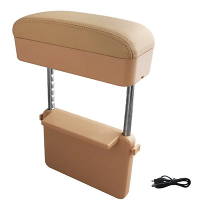 Multifunctional Wireless Charger Car Armrest Storage Box Center Console Arm Rest Organizer