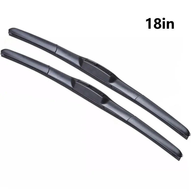 2Pcs Universal Three-Stage Car Wiper Blade ABS+Rubber Noiseless Vehicle Wiper Blade