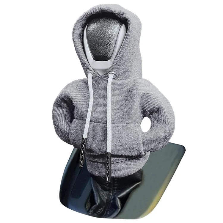 Creative Hoodie Design Car Shift Knob Cover Gear Shift Lever Decoration