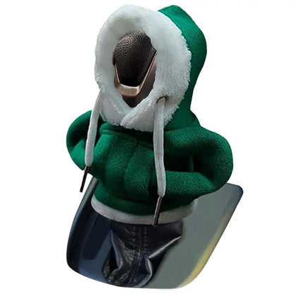 Christmas Style Hoodie Design Car Shift Knob Cover Vehicle Gear Shift Lever Decoration