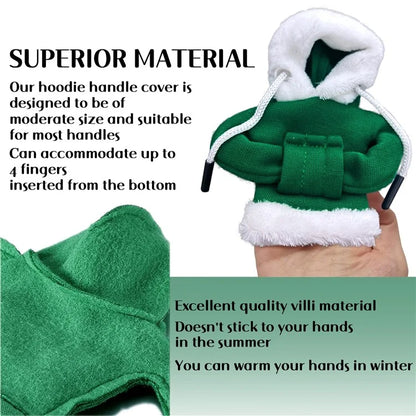 Christmas Style Hoodie Design Car Shift Knob Cover Vehicle Gear Shift Lever Decoration