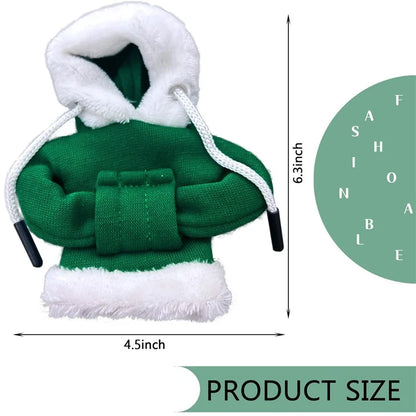 Christmas Style Hoodie Design Car Shift Knob Cover Vehicle Gear Shift Lever Decoration