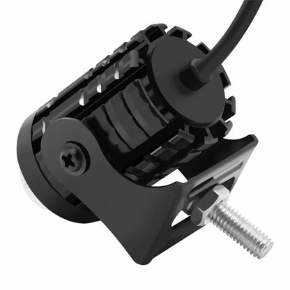 2Pcs IP67 Waterproof Motorcycle Super Bright Spotlight ATV Motorbike LED Headlights with Switch