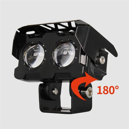 W65 Waterproof Motorcycle LED Headlight Super Bright Spotlight Fog Lamp