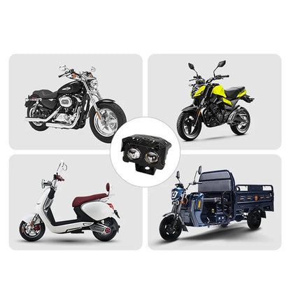 W65 Waterproof Motorcycle LED Headlight Super Bright Spotlight Fog Lamp