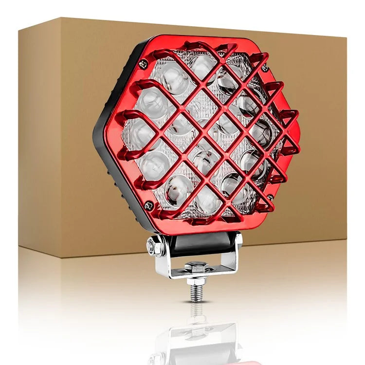 5-inch 48W 16-LED Car Truck Forklift Driving Spotlight Waterproof Engineering Vehicle Headlight