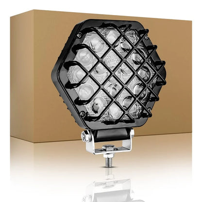 5-inch 48W 16-LED Car Truck Forklift Driving Spotlight Waterproof Engineering Vehicle Headlight