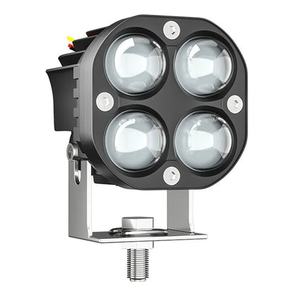 3-inch 40W Car SUV Off-Road Motorcycle Spotlight White+Yellow LED Waterproof Vehicle Headlight