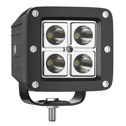 4-LED 12W Car SUV Off-Road Motorcycle Square Spotlight Waterproof Vehicle Headlight