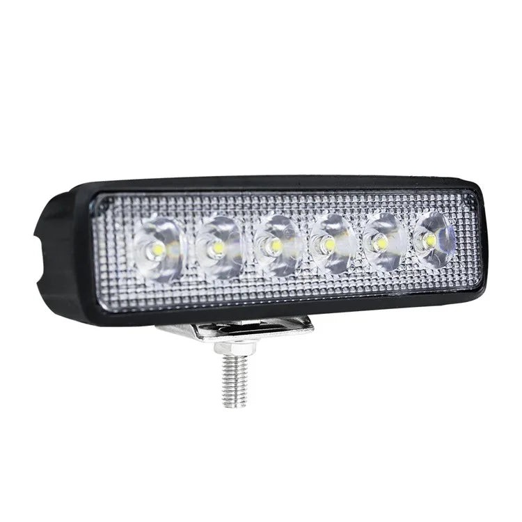 18W Car SUV Off-Road 6LED Spotlight Waterproof Vehicle Super Bright Bar Lamp Headlight