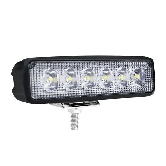 18W Car SUV Off-Road 6LED Spotlight Waterproof Vehicle Super Bright Bar Lamp Headlight