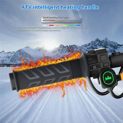 WUPP CS-1956E1 Oval Plastic Switch Heated Grips M4 Arrow ATV Heating Handle Grips