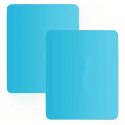 2Pcs Square 150x200mm Car Rear View Mirror Film PET Anti-Fog Rainproof Mirror Film with Tools