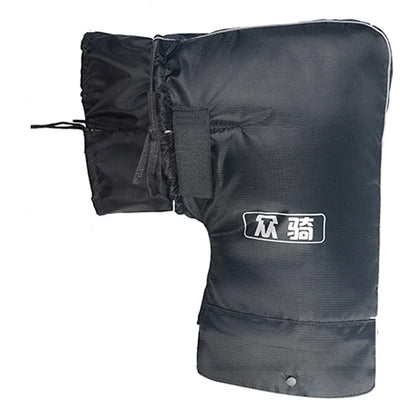 WUPP CS-1506A1 1 Pair Winter Electric Bicycle Motorcycle Warm Handlebar Cover Handle Gloves, Large Opening