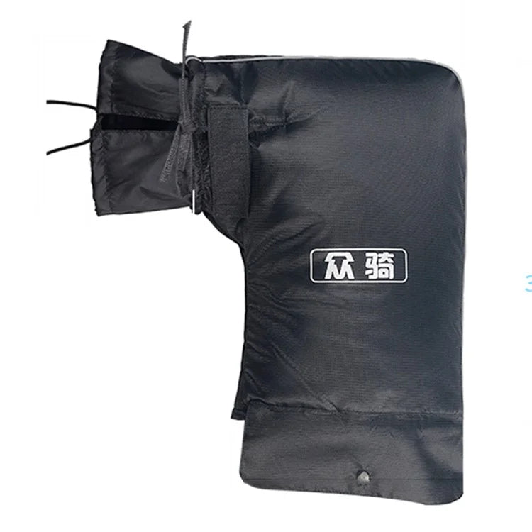 WUPP CS-1506A2 1 Pair Motorcycle Handle Gloves Winter Electric Bicycle Warm Handlebar Cover, Small Opening