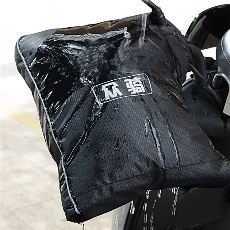 WUPP CS-1506A2 1 Pair Motorcycle Handle Gloves Winter Electric Bicycle Warm Handlebar Cover, Small Opening