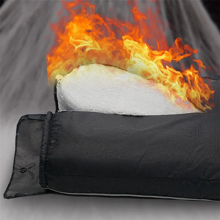 WUPP CS-1506A2 1 Pair Motorcycle Handle Gloves Winter Electric Bicycle Warm Handlebar Cover, Small Opening