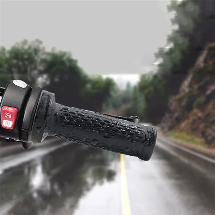 WUPP CS-1324A1 1Pair ATV Electric Heated Grip Waterproof Motorcycle Handlebar Grip Heater with 5 Gear Adjustable