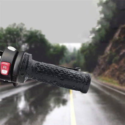 WUPP CS-1324A1 1Pair ATV Electric Heated Grip Waterproof Motorcycle Handlebar Grip Heater with 5 Gear Adjustable