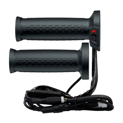 WUPP CS-1324A1 1Pair ATV Electric Heated Grip Waterproof Motorcycle Handlebar Grip Heater with 5 Gear Adjustable