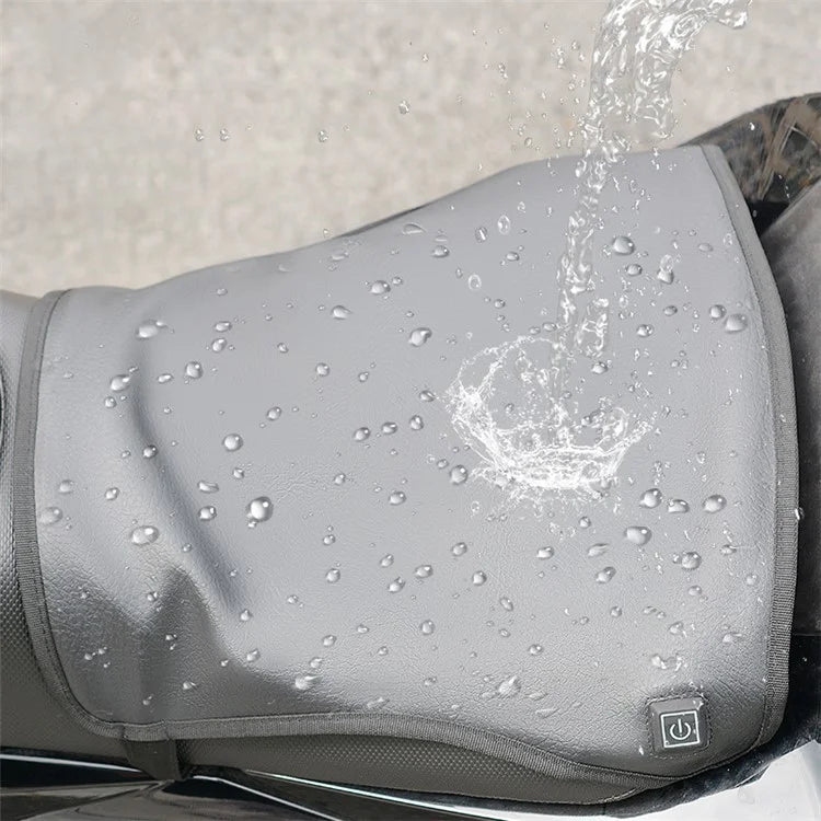 WUPP CSZH-0025A4 Motorcycle Heating Cushion Waterproof Electric Heated Seat Pad with 3-Gear Temperature Adjustment