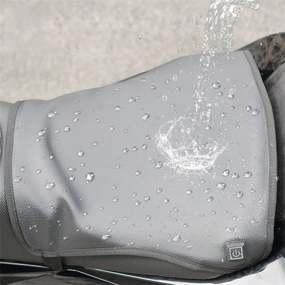 WUPP CSZH-0025A4 Motorcycle Heating Cushion Waterproof Electric Heated Seat Pad with 3-Gear Temperature Adjustment