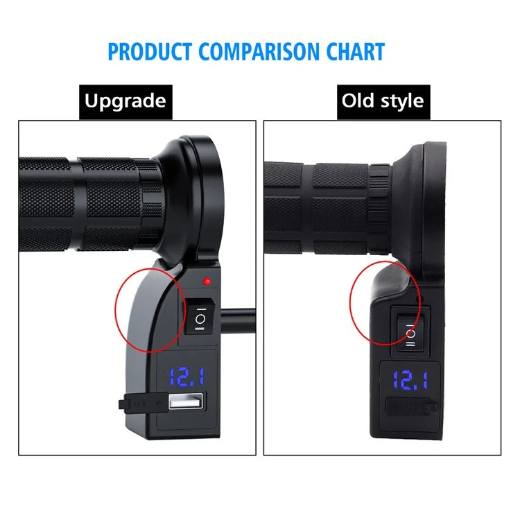 WUPP CS-503 2017 Model Multi-Function Electric Heated Grips for Motorcycles
