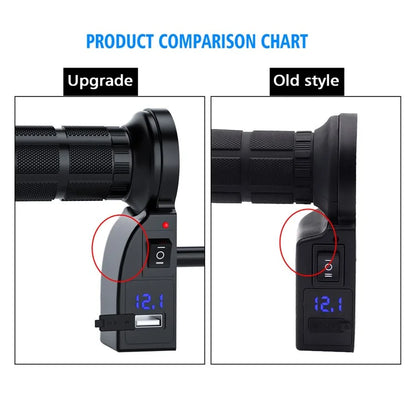 WUPP CS-503 2017 Model Multi-Function Electric Heated Grips for Motorcycles