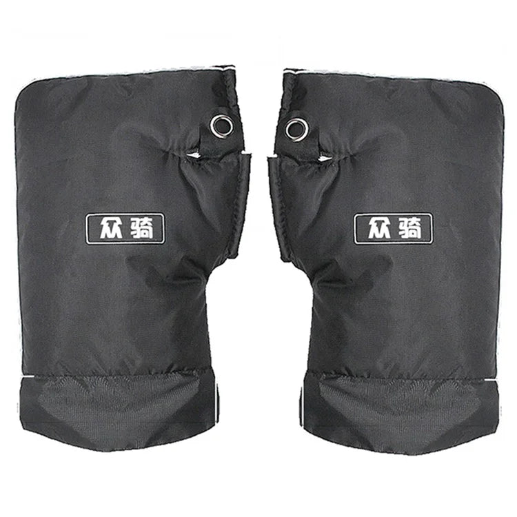WUPP CS-1472B1 1 Pair Large Opening Motorcycle Handlebar Glove Cover Cycling Handlebar Warm Muff