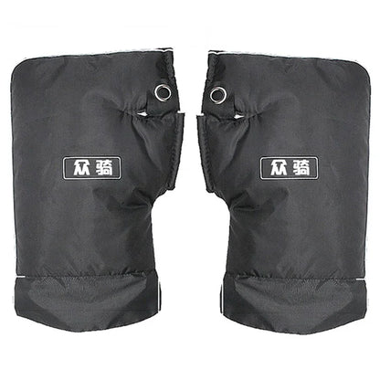 WUPP CS-1472B1 1 Pair Large Opening Motorcycle Handlebar Glove Cover Cycling Handlebar Warm Muff