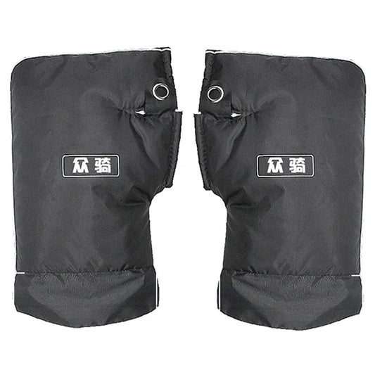 WUPP CS-1472B1 1 Pair Large Opening Motorcycle Handlebar Glove Cover Cycling Handlebar Warm Muff