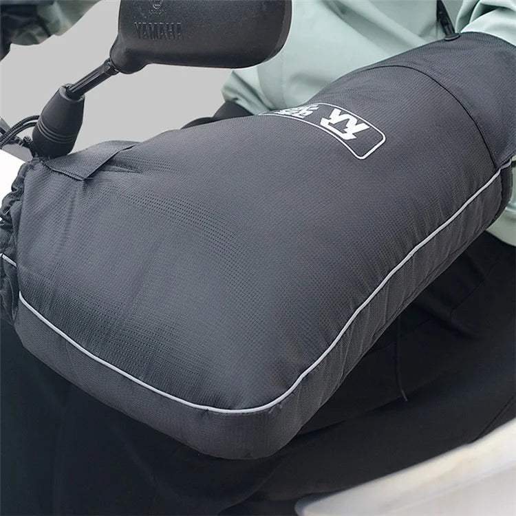 WUPP CS-1472B1 1 Pair Large Opening Motorcycle Handlebar Glove Cover Cycling Handlebar Warm Muff